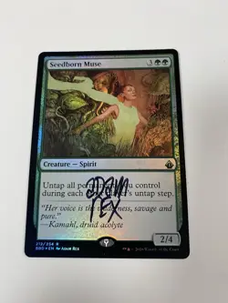 Seedborn Muse Battlebond Foil MTG Signed By The Artist - Image 1