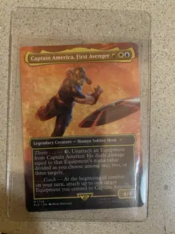 MTG Marvel Secret Lair Captain America, First Avenger Non-foil - Image 1