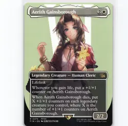 Aerith Gainsborough (Borderless) R FINAL FANTASY 374 NM FIN - Image 1