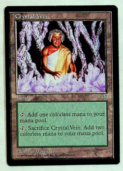 Crystal Vein - Mirage - 1996 - Magic the Gathering - Image 1