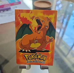 Pokemon Topps #06 Charizard E6 of 12 Non-Holo Vintage 1999 Blue Logo - Image 1