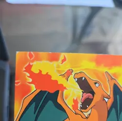 Pokemon Topps #06 Charizard E6 of 12 Non-Holo Vintage 1999 Blue Logo - Image 5
