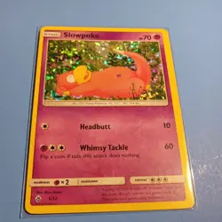Slowpoke 5/12 Pokemon Card McDonalds Promo Confetti Holo 2018 PTCG - Image 1