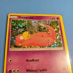 Slowpoke 5/12 Pokemon Card McDonalds Promo Confetti Holo 2018 PTCG - Image 2