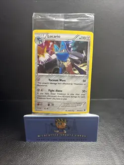 Lucario 63/124 Cosmos Holo XY Pokemon Sealed Knockout Collection Promo - Image 1