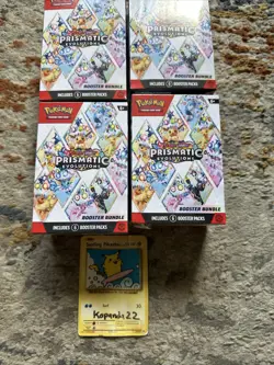 Pokemon TCG: Prismatic Evolutions - Booster Bundle Lot of 4 Sealed IN HAND READY - Image 2