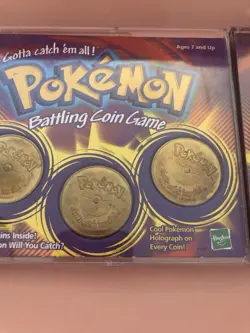 Pokemon Battling Coin Game Lot of 3 Sets Hasbro 1999 Original Cases - Vintage - Image 5