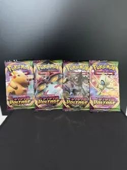 Pokemon TCG: Sword & Shield Vivid Voltage Booster Pack Art Set (NEW & SEALED) - Image 2
