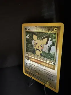 Pokemon Pichu BLACK STAR 35 - WOTC PROMO - Reverse Holo League 2001 - Image 2