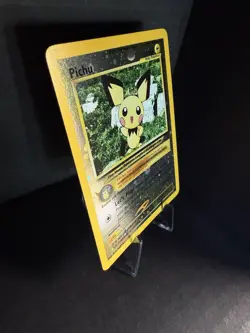Pokemon Pichu BLACK STAR 35 - WOTC PROMO - Reverse Holo League 2001 - Image 3
