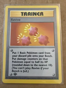 Pokemon TCG Revive Base Set 1st Edition 89/102 Never Played Near Mint - Image 1