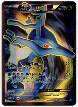 Pokemon - Fates Collide Kingdra EX Full Art 122/124 NM - Image 1