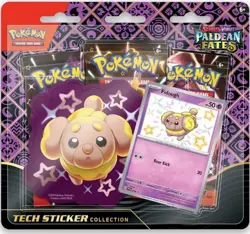 Pokemon TCG Paldean Fates Tech Sticker Collection Display - 12 Blisters 36 Packs - Image 5
