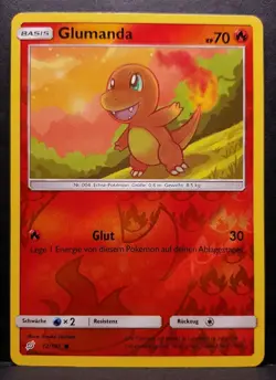 Glumanda 12/181 Teams Sind Trumpf Reverse Holo Pokemon Pokemon Karte Deutsch NM - Image 1