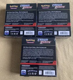LOT OF 3 - Pokemon Crown Zenith Booster Bundle - (18) Packs New Factory Sealed ✅ 820650858963 - Image 2