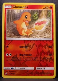 Glumanda 11/181 Teams Sind Trumpf Reverse Holo Pokemon Pokemon Karte Deutsch NM - Image 1