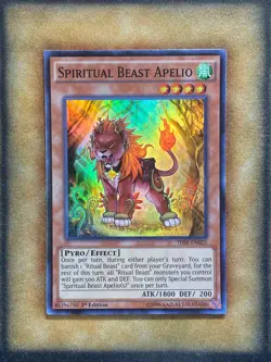 Yugioh Spiritual Beast Apelio THSF-EN025 Super Rare 1st Ed NM - Image 1