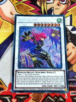 Cyber Slash Harpie Lady dlcs-en148 Ltd Ed (M/NM+) Secret Rare Yu-Gi-Oh! - Image 1