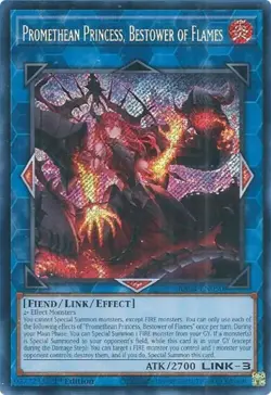 Yugioh! Promethean Princess, Bestower of Flames - RA03-EN050 - Secret Rare - 1st - Image 1