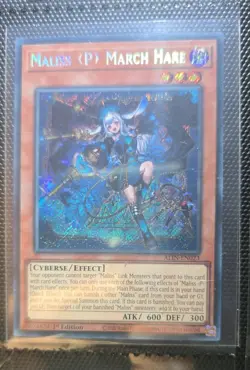 Maliss P March Hare ALIN-EN023 Secret Rare Near Mint 1st Edition Yugioh - Image 1