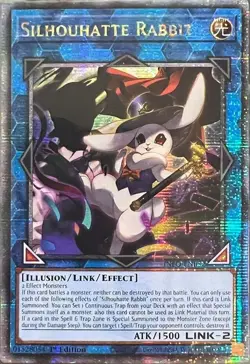 Yugioh! LP Silhouhatte Rabbit - INFO-EN052 - Secret Rare - 1st Edition Lightly P - Image 1