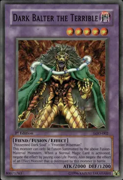 Dark Balter The Terrible - Super Rare 1st Edition LOD-002 - NM - YuGiOh - Image 1