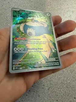 Pokemon TCG Snorlax Promo Holo Card 151 Scarlet and Violet 051. NM - Image 3