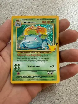 Pokemon TCG Venusaur Holo Rare Card 15/102 Celebrations 25th Anniversary. NM - Image 2