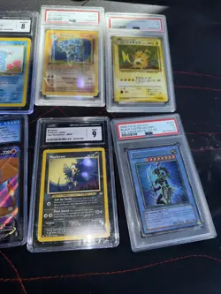 Pokemon TCG eight Pokemon cards and one Yu-Gi-Oh card - Image 2