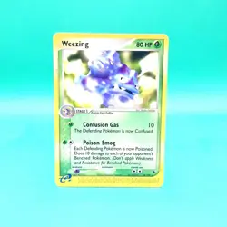Pokemon Weezing Card Ruby & Sapphire Non-Holo 24/109 LP - Image 1