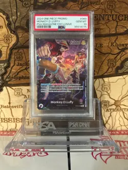 Monkey.D.Luffy (PSA Magazine) OP05-060 One Piece Promotion Cards Foil PSA 10 - Image 1
