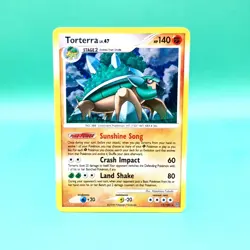 Torterra 11/100 - Rare Holo Pokemon TCG Card - Diamond & Pearl Stormfront NM - Image 1