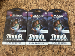 Magic The Gathering LOT (3) Packs 14 Cards Each Dragonstorm Foil Tarkir - Image 1