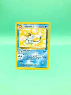 Vaporeon 28/64 Jungle Set 1999 WOTC LP/NM Pokemon Card Non-Holo Rare - Image 1