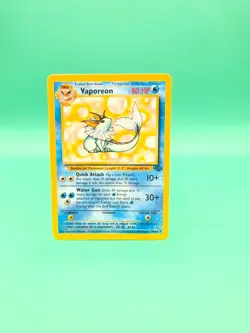 Vaporeon 28/64 Jungle Set 1999 WOTC LP/NM Pokemon Card Non-Holo Rare - Image 1