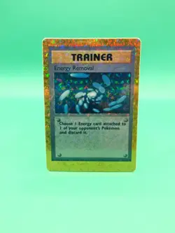 Energy Removal Prism Trainer- Sticker-Pokemon Card 92/102 Holo-Vintage - Image 1