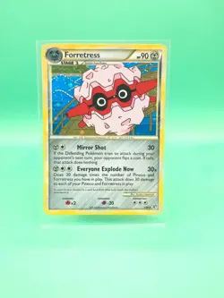 Forretress 3/90 - HS Undaunted - Holo Rare LP Pokemon Card, 2010 LP/NM - Image 1