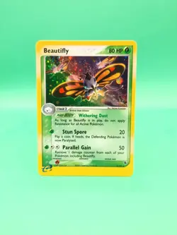 Pokemon Card - Beautifly 2/109 EX Ruby & Sapphire Rare Holo - NM - Image 1