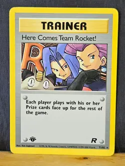 Pokemon Lot of 3 1st Edition Team Rocket Trainer Cards NM Unplayed Non Holo - Image 2