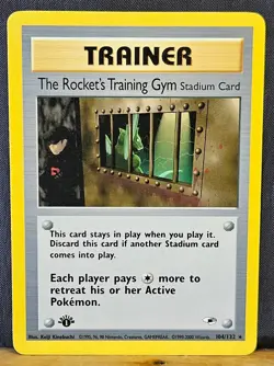 Pokemon Lot of 3 1st Edition Team Rocket Trainer Cards NM Unplayed Non Holo - Image 4