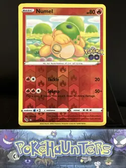 Pokemon Card Numel 013/078 Unpeeled Ditto Pokemon Go NM - Image 1