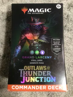 Magic the Gathering: Outlaws of Thunder Junction GRAND LARCENY Commander Deck - Image 1