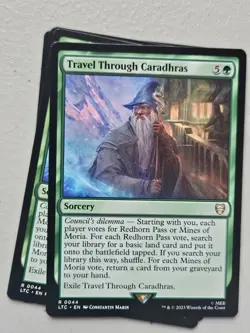 MTG l Travel Through Caradhras (x4 Playset) | (NM) Lord of the Rings Commander - Image 1