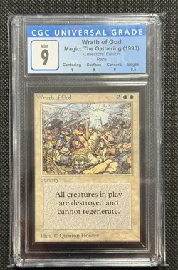 MTG Wrath of God CGC 9 MINT Collectors' Edition Magic the Gathering 🔥🔥🔥 - Image 1