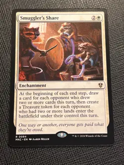 SMUGGLER'S SHARE - MTG - NON FOIL - MKC - COMMANDER - BLAME GAME - 2024 - NM - Image 1