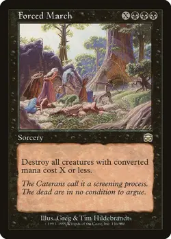 Forced March 1x MtG Mercadian Masques MMQ SP/NM - Image 1