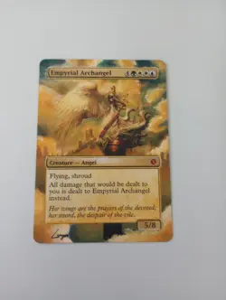 Empyrial Archangel MTG hand painted altered extended art Shards of Alara - Image 1