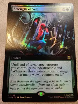 Strength of Will - #267 Foil (Extended Art) Marvel's Spider-Man - Mtg - Image 1