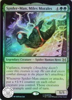 MTG Spider-Man, Miles Morales (18) | NM Foil | Spider-Man Eternal {SPE} - Image 1