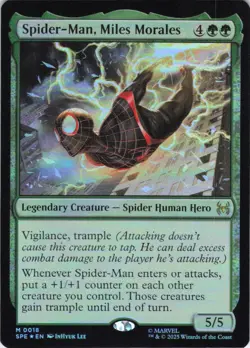 MTG Spider-Man, Miles Morales (18) | NM Foil | Spider-Man Eternal {SPE} - Image 2